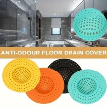 1/3/6 pezzi Filtro per scarico di cucina e bagno | Cattura capelli anti-intasamento + filtro per rifiuti alimentari | Coperchio per scarico in plastica durevole Articoli per la cucina Accessori per la cucina Utensili da cucina - Multicolore - Visualizzare 5