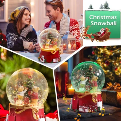 Snowmen Christmas Snow Globe, Musical Lighted With 6H Time Snowman Water Lantern With Swirling Glitter, Christmas Holiday Party Gifts And Decorations Christmas Snow Globes Gingerbread Man Village House In Cup Christmas Snow Globe With 8 Songs Color Changing Battery Operated Musical Box For Christmas Home Party Décor    Christmas Glass Snow Globe Glitter Spinning Water Lantern Lighted Musical Snowman With Holiday Tree Scene, 6H Timer Battery & USB Powered Light For Home Decoration Christmas Snow Globes, Santa Reindeer Snow Globes With Musical Battery Operated LED Lights Glittering Winter Forest Water Globes For Winter Holiday Home Indoor Christmas Decorations Christmas Snow Globe - Village Style Musical Snow Globe With Color Changing Led Lights, Christmas Decorations With Music Box Gifts For Girls Kids, Decorations For Christmas & Birthday