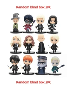 Harry Potter 哈利·波特！全新卡通哈利·波特角色盲盒，装饰品，盲猜盒，玩具，玩偶，桌面收藏品。创意礼物，适合周年纪念日、毕业季、感恩节、独立日、圣诞节、万圣节，以及送给家人和朋友的礼物。