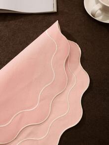 1/2/4/6 miếng lót bàn bằng vải thêu hoa, dễ vệ sinh, có thể lau chùi, chống trượt, thích hợp cho bàn ăn, ngày lễ, đám cưới, trang trí tiệc tùng, nhà ở, nhà hàng - Nhiều màu - Xem 6