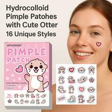 32 adesivos para acne, cobrindo acne e manchas, adesivos para acne que cobrem acne e manchas, adesivos para manchas no rosto e na pele, padrões fofos