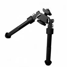Outdoor Aluminum Alloy Tactical Portable Foldable V8 Tripod, 180 Degree Rotatable, Hunting Accessory - Black - View 9