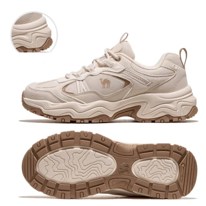CAMEL CROWN 女士户外徒步鞋 - 新款秋季款式，厚底，防滑，耐穿徒步鞋，运动鞋