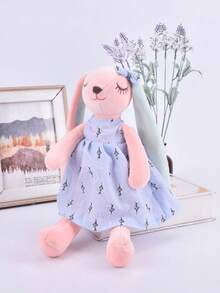 1 Peça Boneca de Pelúcia de Coelho Bordada Personalizada, Personalizada com seu Nome e Design Fofo de Coelho, Animal de Pelúcia de Coelho Bordado, Presente de Natal, Halloween, Ano Novo, Proteção do Zodíaco, Presente para Mãe Nova, Dia dos Namorados, Presente para Namorada, Presente de Aniversário, Presente de Aniversário