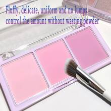 2pcs Angled Concealer Brush With Protective Cover Professional Makeup Brush For Under Eye Concealer Nose Contour Blending And Foundation Soft Synthetic Bristles For Sensitive Skin White - trắng - Xem 3