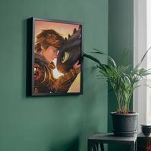 nerd hunters PINTURA POR NÚMEROS Joven héroe y dragón Pinturas 40x50 cm - Unitalla - Ver 5