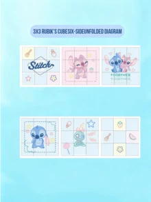 正版授权史迪奇魔方钥匙扣——史迪奇与安琪儿版，采用好朋友设计，内置旋转魔方，时尚实用，可挂在钥匙和包包上。是情侣的理想之选，也是一份贴心的礼物。 - Stitch&Angel - 查看 6