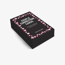 1 Box Romantic Couple Card Game, Adult Fun Conversation Starters, Inexpensive Toy, Mini Plush Gift, Ice Breaker & Relationship Building Tool, Durable Cards For Game Nights, Dates, Holidays, Birthdays, Anniversaries - Perfect Gift For Boyfriend, Girlfriend, Wife, Husband, Friends