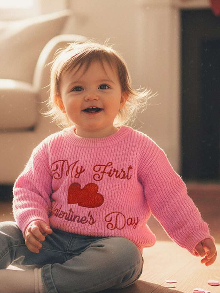 Newborn Baby Sweaters - 粉色 - 查看 3