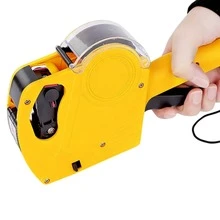 Vmingo Pistola Etiquetadora Manual 8 Dígitos Codificadora Precio Fecha Caducidad 10000 Etiquetas - Naranja - Ver 2