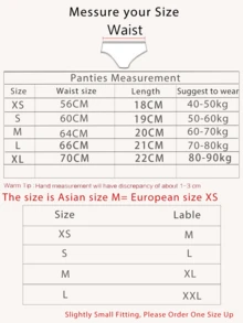 6条装女士丁字裤，蝴蝶结设计，无缝透气蕾丝边性感内衣