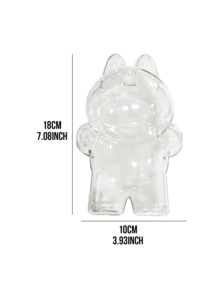 LABUBU Transparent Shell, Standing Pose Holding Coca Cola Edition, Cute Cartoon Character Design, Protective Transparent Shell, Compact Size For Easy Carrying, Ideal For Key Chains Or Decor, Perfect Gift For Fashion Lovers And Collectors, Great For Daily Use And Outdoor Activities - Standing Coca-cola Protective Case - View 4