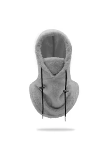 Winter Windproof Scarf Hood Face Cover Three-In-One Unisex Neck Warmer Unisex Winter Ski Face Cover Outdoor Windproof Thermal Hat Suitable For Autumn/Winter Cycling Snowboarding And Outdoor Activities Running Accessories Ski Face Cover Motorcycle Accessories Cycling Accessories