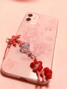 Móc khóa My Little Pony Twilight Sparkle - Móc khóa mũi 2 trong 1, cặp móc khóa điện thoại, móc khóa ba lô, móc khóa túi xách, mặt dây chuyền hình ngựa con hoạt hình dễ thương dễ thương có chi tiết đính hạt, thiết kế thời trang màu hồng, phụ kiện lý tưởng cho chìa khóa (móc khóa) túi xách (móc khóa túi xách) bé gái, thanh thiếu niên, người lớn, người hâm mộ MLP, sử dụng hàng ngày khi đi du lịch - Pinkie Pie - Xem 8