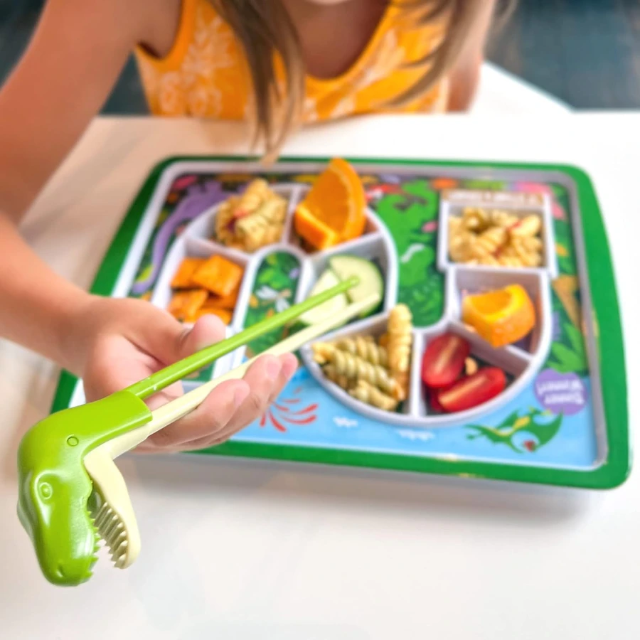 Genuine MUNCHTIME Chopsticks, -Rex Dinur - Picky Eater Solutions - Beginner S Reusable Chopsticks - Anied, Interactive Design - Fun & Stocking Stuffeoids - 霸王龍 - 查看 1