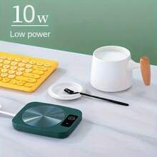 Riscaldatore per bollitore da tè alimentato tramite USB - Realizzato in materiale ABS, Pad elettrico per riscaldare bevande a 45°C - Mantiene il caffè caldo per tutto l'inverno - Perfetto per uso domestico e in ufficio - Idea regalo ideale per Natale, Ringraziamento, San Valentino, Festa del Papà e Festa della Mamma - Supporta solo la funzione di mantenimento del calore, non la funzione di riscaldamento.