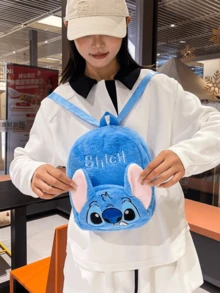 Stitch Plush Backpack: Adorable Cartoon Character Design, Soft Premium Plush Exterior, Spacious Inner Compartment, Ergonomic Straps for Comfort, Durable Construction for Daily Use, Perfect School Bag for Kids & Teens, Stylish Backpack for Travel & Outdoor Adventures, Unique Gift for Kids & Teens, Stylish Backpack for Travel & Outdoor Adventures, Unique Gift for Kids & Teens, slish Backpack for Travel & Outdoor Adventures, Unique Gift for Kids & Teenss Backpacks, Unique Giftts, Unique Gift), Unique Gift - 毛絨雙肩包 - 查看 8