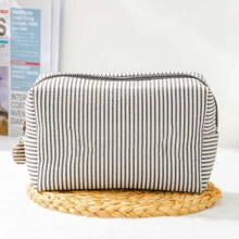 Custom Embroidered Makeup Bags, Personalized Name Makeup Bags, Letter Embroidered Bags, Style Makeup Bags, Fresh And Cute Makeup Bags, Korean Minimalist Makeup Bags, Portable Travel Makeup Bags, Mini Makeup Bags