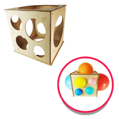 Calibrador De Globos Mdf 9 Medidas Económico Mejor Precio