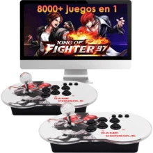 consola de videojuego,consola retro,Máquina recreativa retro,game stick,consolas,consolas video juegos,consola de videojuegos,game stick 4k,Compatible con los formatos FC, GBC, MD y GB, resolución 4K, 10 000 juegos integrados.8000 en 1 Arcade Game Box 3D 2 jugadores, juegos 3D y 2D 1080P con joystick Arcade, soporta juegos extendidos para PC/portátil/TV/PS3 8000+ - Blanco - Ver 3