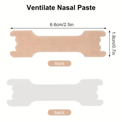 Dilatador Nasal Adesivo Anti Ronco, 50 Unidades.