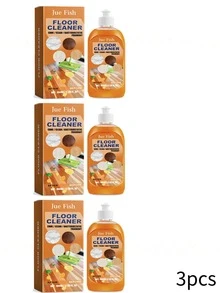 JUE FISH Ultimate Wood Floor Cleaner & Polish - Powerful Stain & Grime Remover For Tiles, Laminate, Vinyl, 100ml Solution - Adds Brilliant Shine, Streak-Free,Kitchen,Bathroom,Home,Room,Quick Ship Items,Free Shipping - Orange - View 10