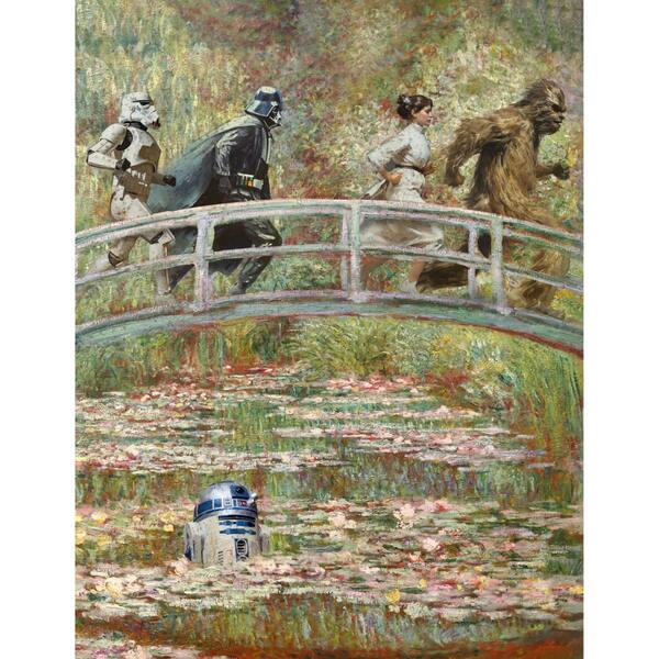  Painting BY NUMBERS WITH FRAME Pictures For Painting - Monet Star Wars 40x50 Cm