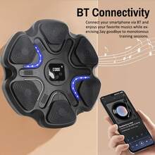 Máquina De Boxeo Musical Bluetooth Inteligente Colgada - Negro - Ver 2