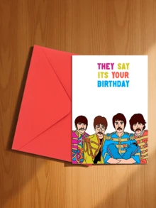 A Set: They Say Its Your Birthday [Customer Favorite] Humorous And Creative Birthday Card (With Envelope) - The Perfect Gift For Friends And Family, Also Great For Everyday Office Use - Sets - View 7