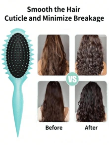 Air Cushion Hair Brush, Unisex Scalp Massaging Comb, Anti-Static, Reduces Hair Breakage, Essential Accessory For Daily Salon And Travel Hairstyling And Hair Care