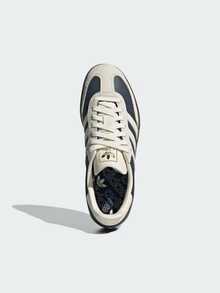 Adidas Originals Adidas Samba OG Premium Sneakers, Timeless Retro Trainers In Fall Tones, Leather & Suede Construction, Low-Top Casual Sneaker For Outdoor, Sports, Sambas For School And Work, Daily Shoes For Skate Outfit, IG1968 - 夜靛藍/奶油白/金金屬 - 查看 3