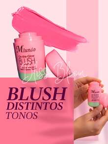 Set 6 Blush, Set 6 Rubor en barra, 6 Tonos diferentes, textura en crema, de bolsillo, - 6 Pzs - Ver 3