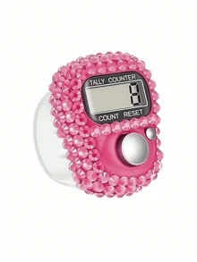 1-6颗念珠计数器，运动计数工具，带重置功能的编号念珠计数器，5位数字显示 - 彩色 - 查看 21