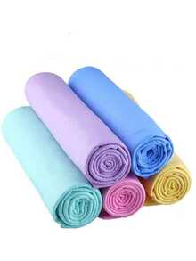 5pcs Microfiber Glass Cleaning Cloths - No Residue Super Soft Towels, Suitable For Windows, Mirrors, Kitchen/Bathroom Surfaces, Dish Cloths, Kitchen Cleaning Rags, Window Wipers, Practical Design, Smooth Texture, Quality Weaving, Thickened Fabric, Multi-Purpose Wet Wipes, Auto Detailing, Home Cleaning - Multicolor - View 4