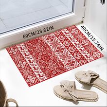 Christmas Snowflake Pattern Carpet - Thickened, Washable, Suitable For Living Room, Bedroom, Office, Etc. - Anti-Slip, Geometric Pattern, Christmas Decor - Multicolor - View 28