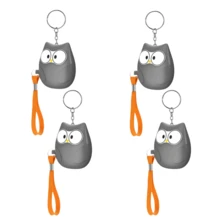 1pc/4pcs Eagle-Shaped Personal Alarm, Sound & Light Alarm, Emergency Lighting, Compact & Cute, 130dB High-Pitched Alarm, Suitable For Single Women, Elderly Living Alone, Jogging, Hiking, Safety Alarm - Multicolor - View 18