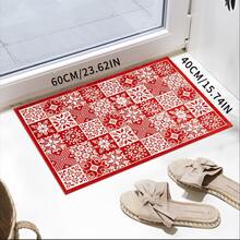 Christmas Snowflake Pattern Carpet - Thickened, Washable, Suitable For Living Room, Bedroom, Office, Etc. - Anti-Slip, Geometric Pattern, Christmas Decor - Multicolor - View 20