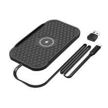 Bonola车载硅胶无线充电器防滑垫（适用于大众汽车），15W手机无线快充USB-C数据线无线充电器