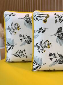 Gold Fitted Sheet Set In 100% Cotton Jersey Knit - Auren - View 1