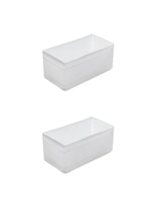 Multi-Piece Set Of Solid Color Oxford Cloth Washable Lidless Storage Boxes, Suitable For Storing Cosmetics, Underwear, Toilet Paper, Desktop Clutter, Small-Sized Items Like Lipstick, Decorating Room, Bedroom, Wardrobe, Living Room Remote Controls, Keeping Clutter Organized With Different Sizes For Various Organizing Needs