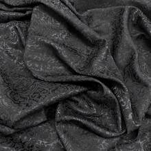 Tela de jacquard negro de lujo 3D, material de textura de satén de poliéster precortado adecuado para la confección de ropa y la decoración del hogar, lavado a mano, 145g/m² - Multicolor - Ver 3