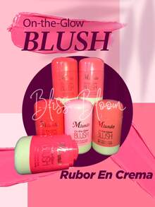 Set 6 Blush, Set 6 Rubor en barra, 6 Tonos diferentes, textura en crema, de bolsillo, - 6 Pzs - Ver 1