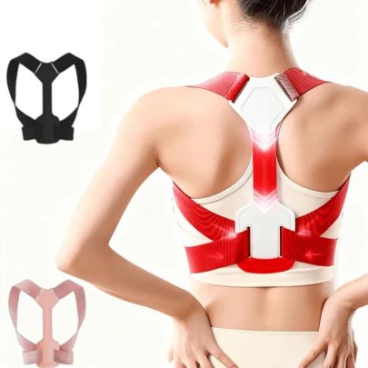 1pc Posture Corrector Back Brace + 1pc Sports Bandage, Invisible Posture Corrector For Men And Women