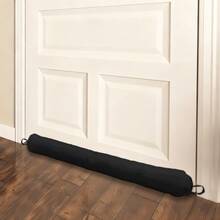 36 Inch Heavy Duty Door Draft Stopper - Wide Seal For Bottom Of Door, Blocks Wind, Dust, Insects, Snow - Easy Install Door Sweep For Home, Office, Commercial Use - Black - View 2