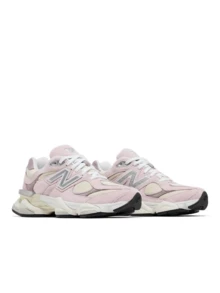 New Balance 9060 儿童运动鞋，跑步舒适，EVA 泡沫缓震网眼鞋面，透气反光耐磨橡胶外底，GC9060KO - 粉紅紫色 - 查看 2