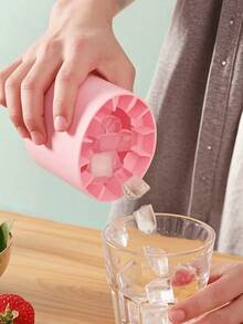 3D硅胶冰格，带易脱模盖，可重复使用，适用于水果和饮料，适合夏季俱乐部和户外活动 - 厨房用具 - 彩色 - 查看 9