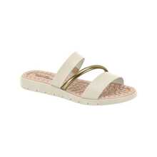 Modare Ultra Comfort Orthopedic Flat Sandal With Metallic Straps - White - View 1