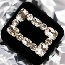 1 Pair Detachable Bridal High Heels, Wedding Shoes With Flower Decor, Fashion Accessory For Wedding, Banquet, Party, Versatile For Daily Wear,Shoe,Spring Summer Picks,Brides Maid Gifts,Room,Bedroom Deccor,Bedroom Deccor,Beach,Travel,For Men,For Women,Vacation - White - View 3