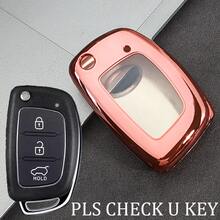 Funda blanda de TPU para llavero, estuche protector integral para llaves de coche adecuado para Ix35, Landon, Navarro, Ix25, Elantra, Reina, Hyuna - Multicolor - Ver 5