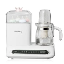 YunBaby Multifunctional Baby Bottle Warmer, Steamer And Dryer, 44oz Baby Formula Kettle Combo, Bottle Warmer For Breastmilk With Temperature Control, Water Warmer For Baby Formula, Electric Milk Warmer - 白色 - 查看 10